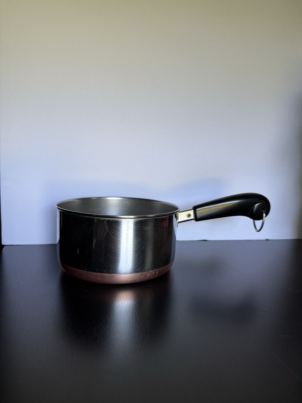 Vintage Revere Ware 1.5 Qt Saucepan Copper Bottom Clinton IL USA 1V201-90A